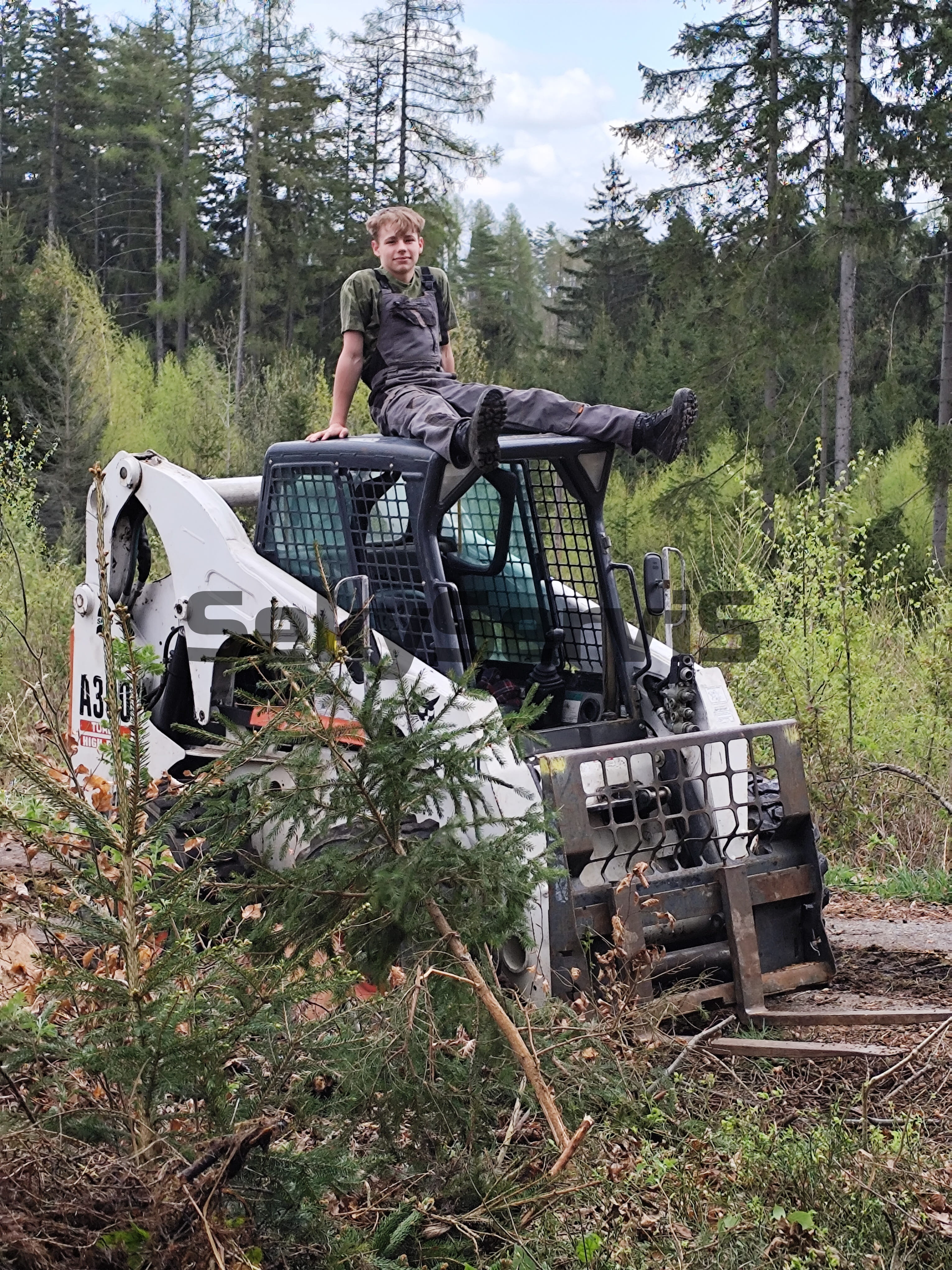 Práce na nakladači